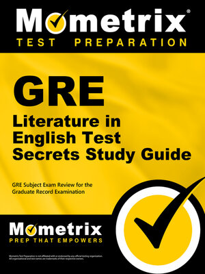 cover image of GRE Literature in English Test Secrets Study Guide